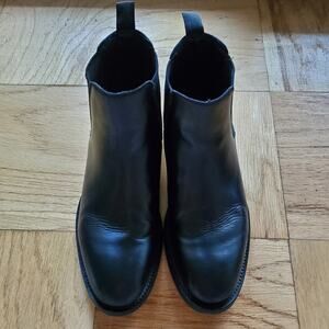 Reiss Men's Renor Leather Chelsea Boots Made in Italy